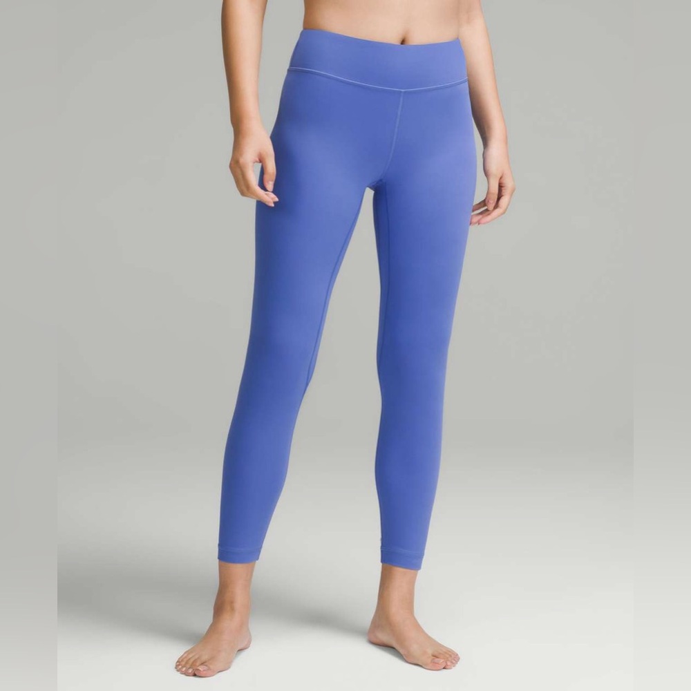 lululemon low rise align in wild indigo - size 0
